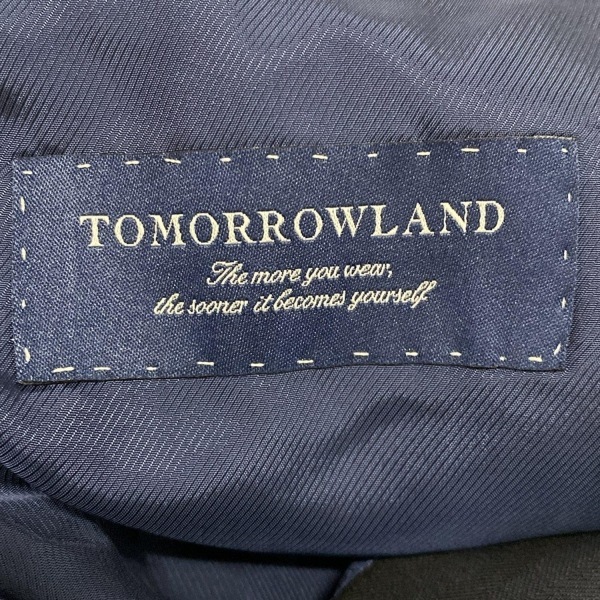 トゥモローランド TOMORROWLAND サイズ44S - ダークネイビー メンズ 長袖/ストライプ/VITALE BARBERIS CANONICO/秋/冬 ジャケット