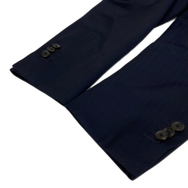 トゥモローランド TOMORROWLAND サイズ44S - ダークネイビー メンズ 長袖/ストライプ/VITALE BARBERIS CANONICO/秋/冬 ジャケット