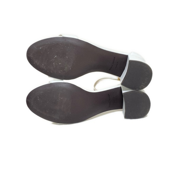 コールハーン COLE HAAN サンダル 5B - レザー 白 レディース オープントゥ/GRAND.OS 靴