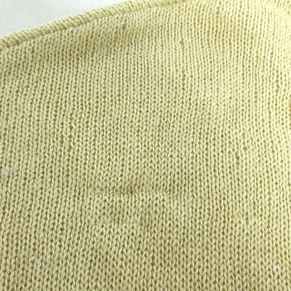 ブルネロクチネリ BRUNELLO CUCINELLI ノースリーブセーター/ニット サイズXXL XL - アイボリー×ダークグレー レディース 美品 トップス