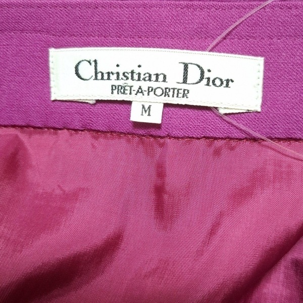 ディオール/クリスチャンディオール DIOR/ChristianDior ロングスカート サイズM - パープル レディース ボトムス