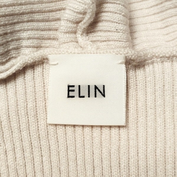 エリン ELIN 長袖セーター/ニット サイズ00 XS - ピンクベージュ レディース 変形デザイン トップス_画像3