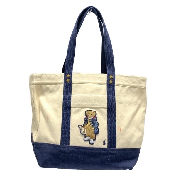 ポロラルフローレン POLObyRalphLauren ショルダーバッグ - レザー ブラウン チェーンショルダー/イニシャル刻印 バッグ ポロラルフローレン POLObyRalphLauren ショルダーバッグ - アイボリー