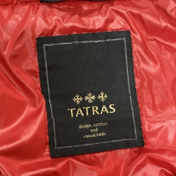 タトラス TATRAS ダウンコート サイズ02 M LTA15A4399 - レッド レディース 長袖/ジップアップ/冬 コート