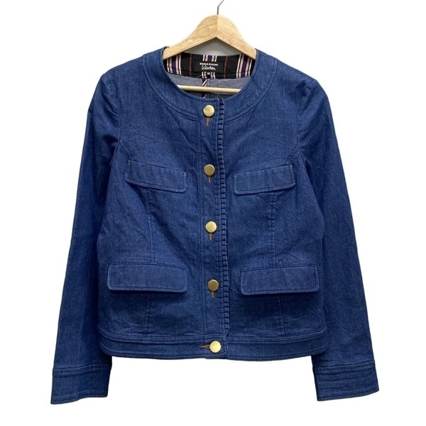 ソニアリキエル SONIARYKIEL サイズ38 M ブルー レディース デニム/ラメ/collection ジャケット