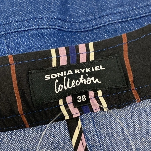 ソニアリキエル SONIARYKIEL サイズ38 M ブルー レディース デニム/ラメ/collection ジャケット