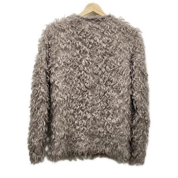 ルシェルブルー LE CIEL BLEU ブルゾン サイズ40 M - グレーベージュ レディース 長袖/フェイクファー/ジップアップ/秋/冬 ジャケット_画像2