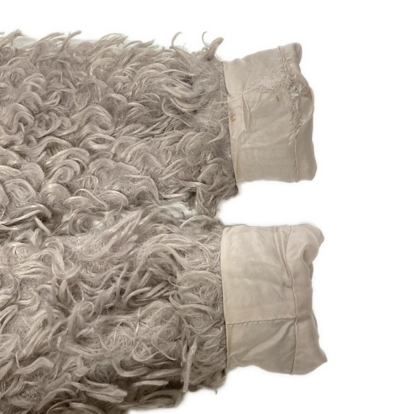 ルシェルブルー LE CIEL BLEU ブルゾン サイズ40 M - グレーベージュ レディース 長袖/フェイクファー/ジップアップ/秋/冬 ジャケット_画像7