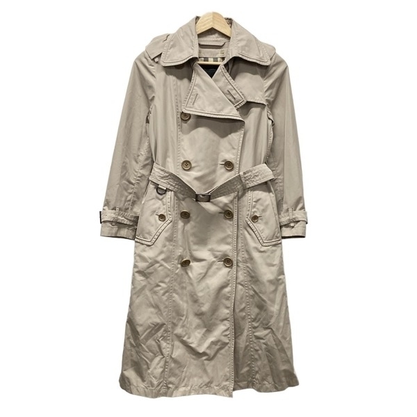 バーバリーブラックレーベル Burberry Black Label トレンチコート サイズ38 M - グレーベージュ レディース 長袖/ライナー著脫可/秋/冬