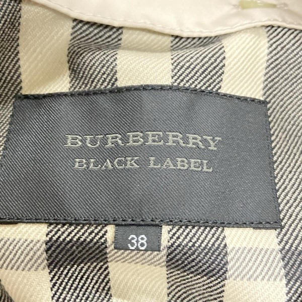 バーバリーブラックレーベル Burberry Black Label トレンチコート サイズ38 M - グレーベージュ レディース 長袖/ライナー著脫可/秋/冬