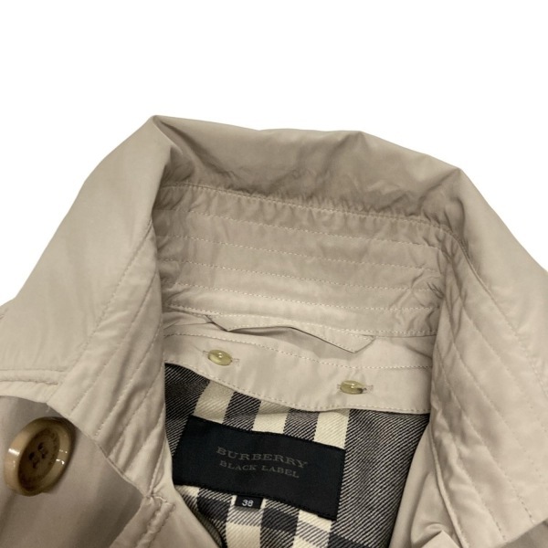 バーバリーブラックレーベル Burberry Black Label トレンチコート サイズ38 M - グレーベージュ レディース 長袖/ライナー著脫可/秋/冬