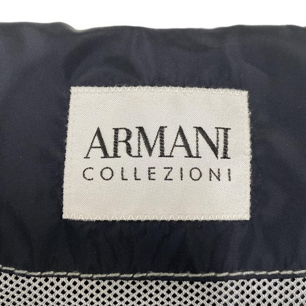 アルマーニコレッツォーニ ARMANICOLLEZIONI ブルゾン サイズ46 L - 黒 レディース 長袖/春/秋 ジャケット_画像3