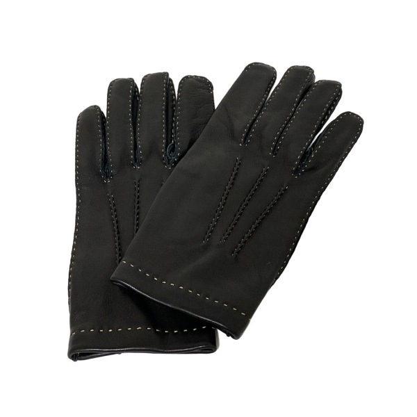 コス CAUSSE - レザー 黒 レディース 手袋_画像1