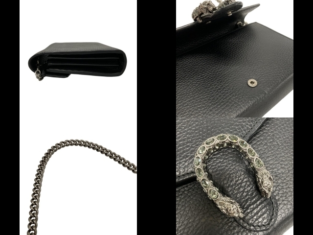 グッチ GUCCI 401231 ディオニュソス レザー ミニ チェーン