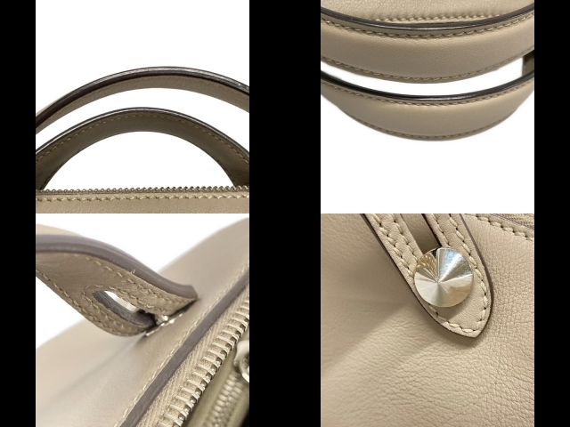 フェンディ FENDI ハンドバッグ 8BL124-1D5 バイザウェイ レザー グレーベージュ 美品 バッグ