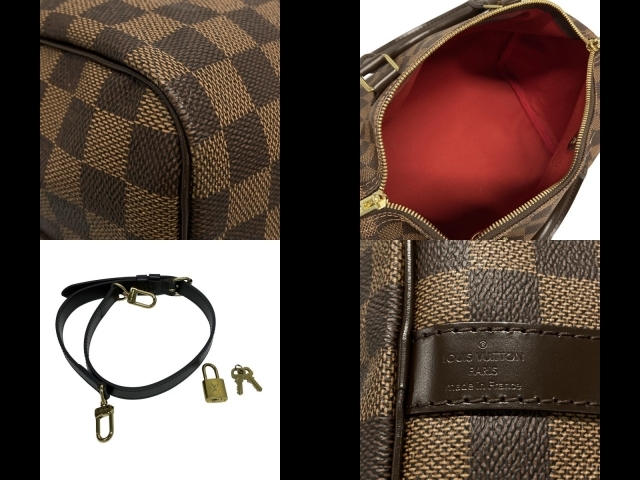 ルイヴィトン LOUIS VUITTON ハンドバッグ N41183 スピーディバンドリエール30 エベヌ DU2112 美品 バッグ ダミエ