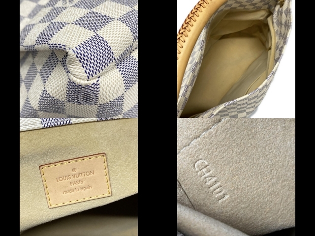 ルイヴィトン LOUIS VUITTON ハンドバッグ N41174 アーツィーMM アズール CA4101 バッグ ダミエ