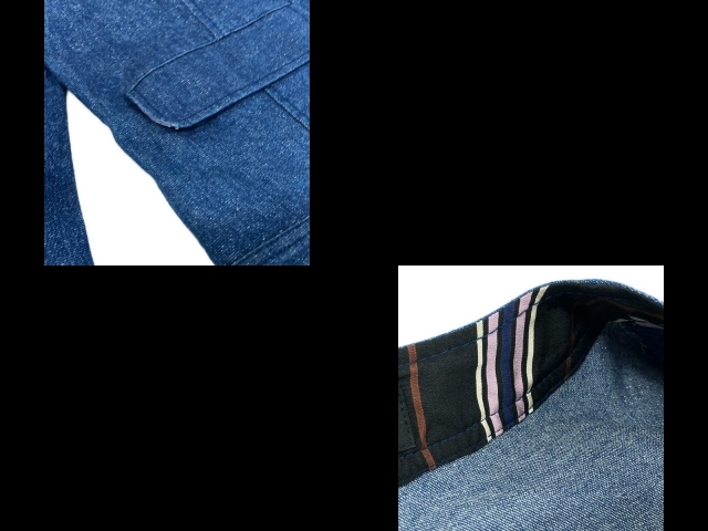 ソニアリキエル SONIARYKIEL サイズ38 M ブルー レディース デニム/ラメ/collection ジャケット