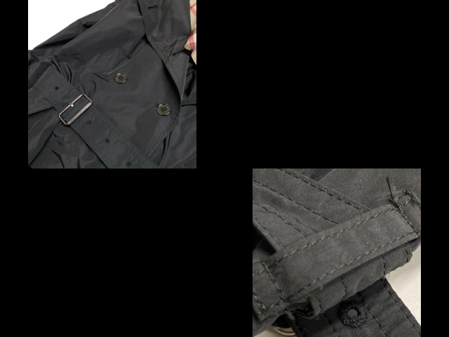 バーバリーロンドン Burberry LONDON トレンチコート サイズ38 L - 黒 レディース 長袖/春/秋 美品 コート