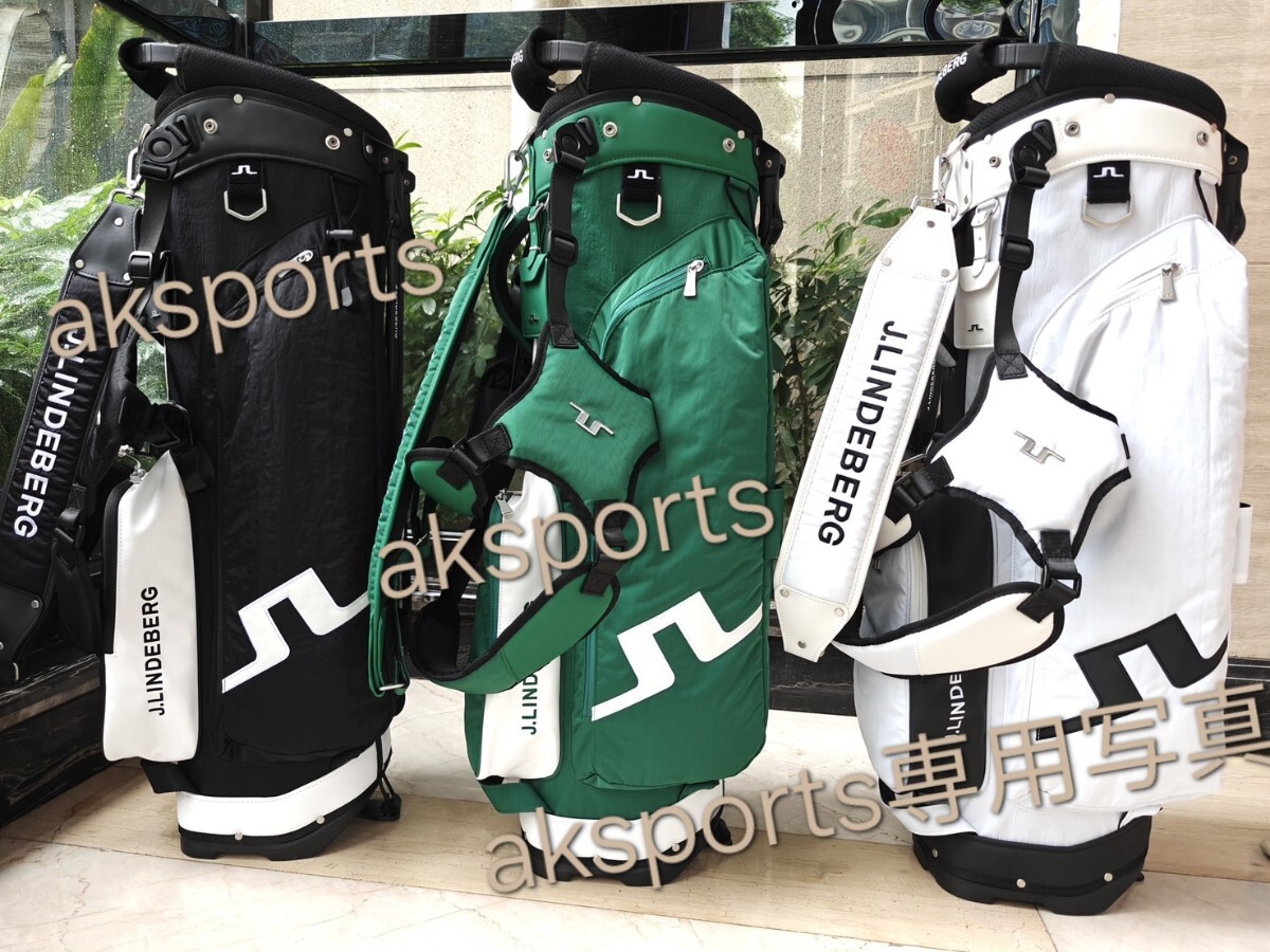 sale品値下げ●ジェイ?リンドバー J. LINDEBERG　キャディバッグ　スタンドバッグ　ブラック