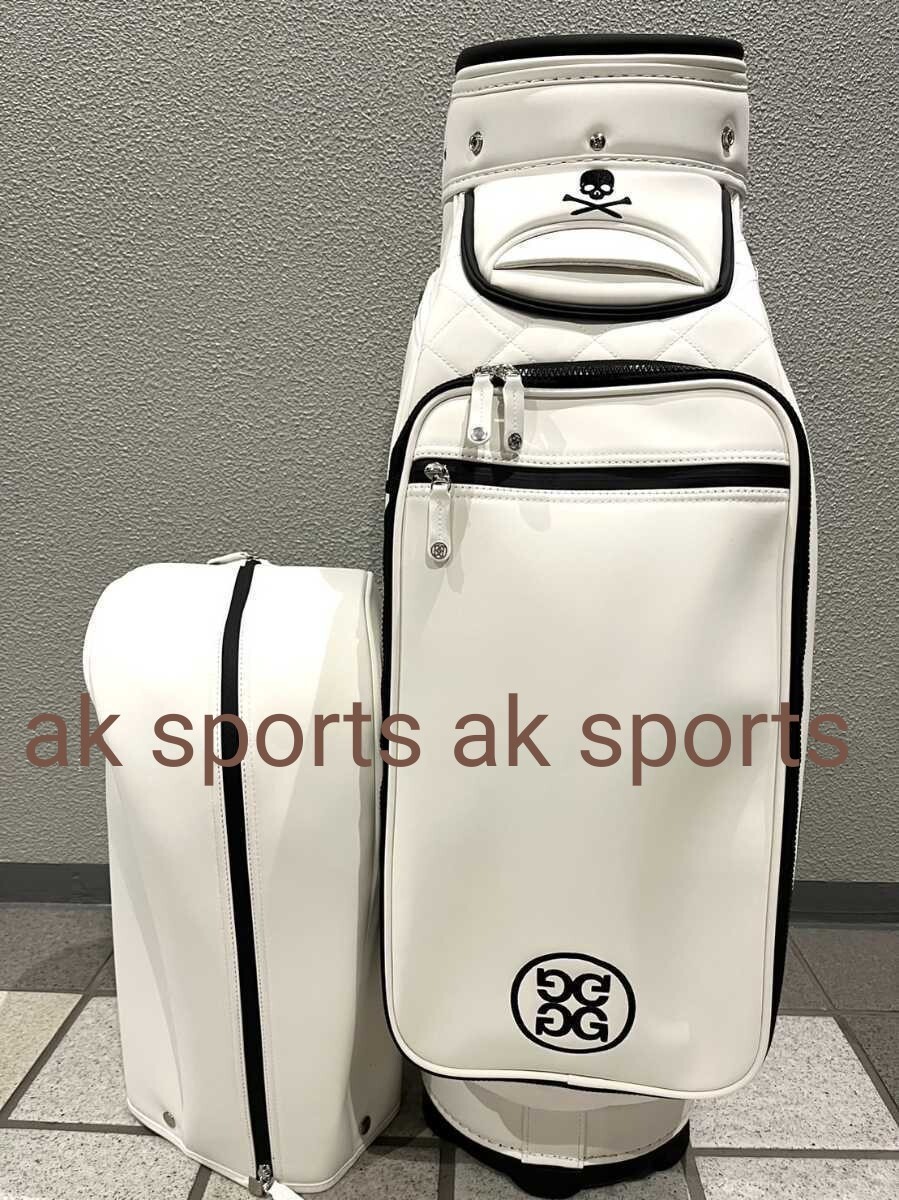 再入荷★G/FORE ジーフォア　キャディバッグ ゴルフバッグ　ホワイト★寫真無斷転載禁止★ゴルフバックホワイト