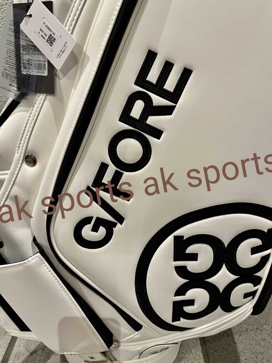 再入荷★G/FORE ジーフォア　キャディバッグ ゴルフバッグ　ホワイト★寫真無斷転載禁止★ゴルフバックホワイト
