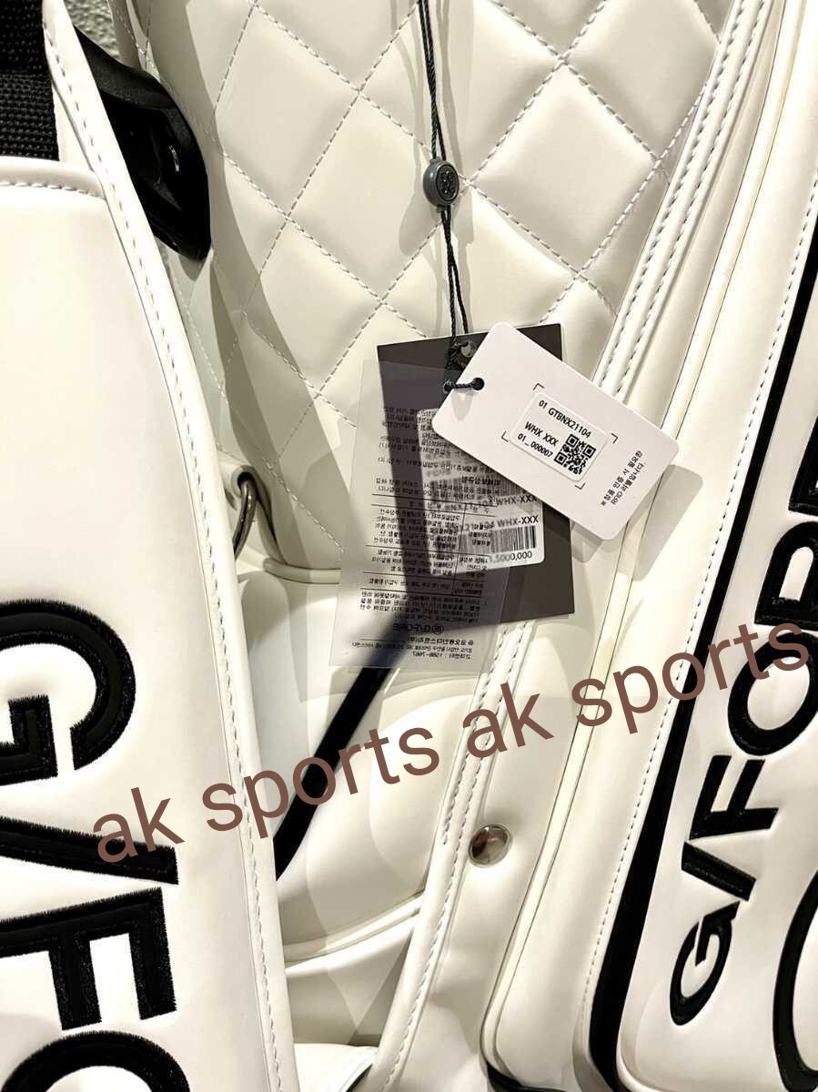 再入荷★G/FORE ジーフォア　キャディバッグ ゴルフバッグ　ホワイト★寫真無斷転載禁止★ゴルフバックホワイト