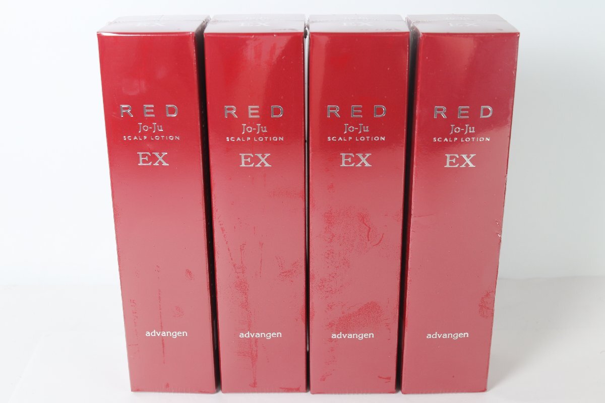 【4本】Jo-Ju RED ジョジュレッド　スカルプローションEX 育毛剤 120ml 新品 未使用 7656-KF