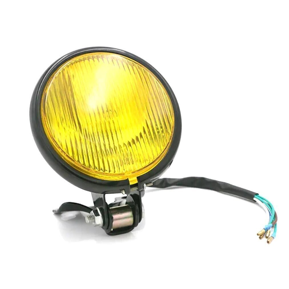 汎用 バイク 12V 4.5インチ ヘッドライト ハロゲン ベーツライト 外裝 カスタム 純正互換品 管理AA2