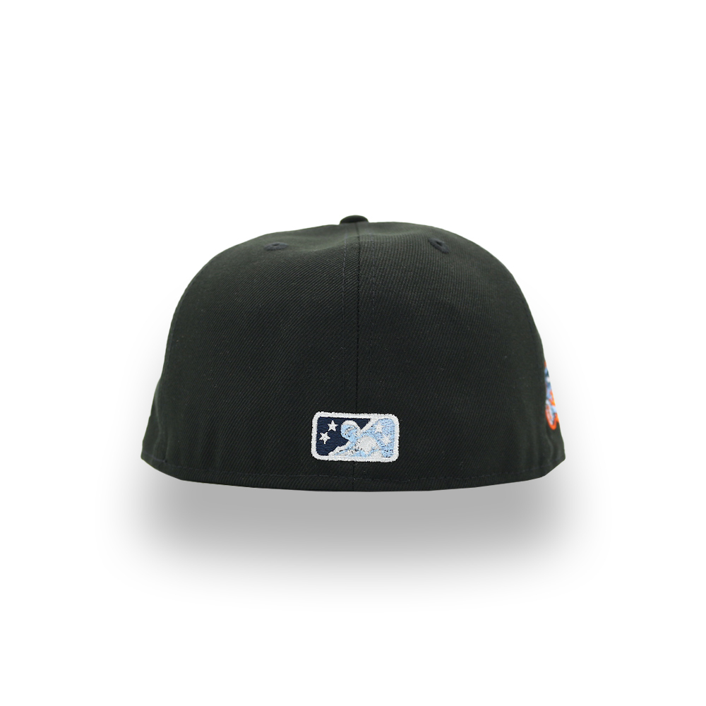 日本未発売 ニューエラ NEW ERAマイナーリーグ ボーリング・グリーン ホットロッズ 59FIFTY キャップ [BLACK] [7 5/8]_画像3