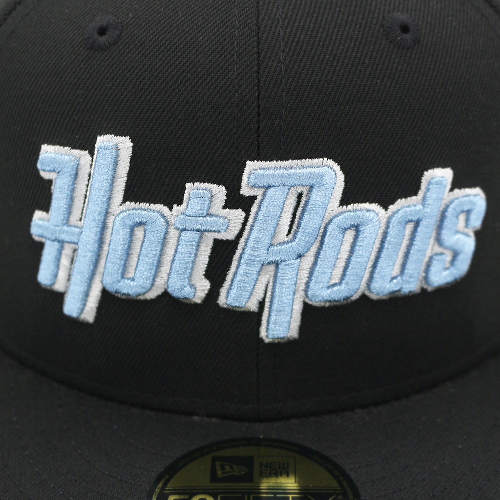 日本未発売 ニューエラ NEW ERAマイナーリーグ ボーリング・グリーン ホットロッズ 59FIFTY キャップ [BLACK] [7 5/8]_画像5