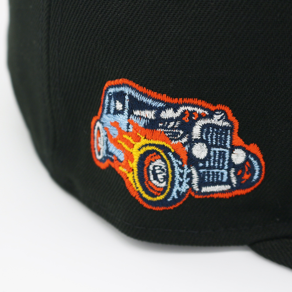 日本未発売 ニューエラ NEW ERAマイナーリーグ ボーリング・グリーン ホットロッズ 59FIFTY キャップ [BLACK] [7 5/8]_画像6