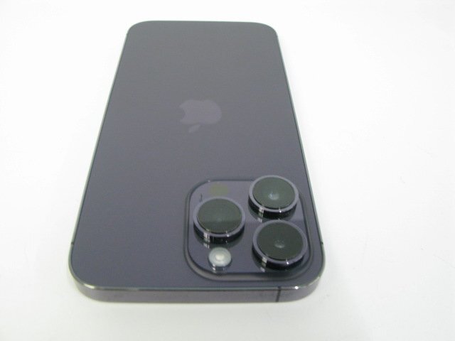 美品 海外版 iPhone14 Pro Max 128GB ディープパープル 【M8839】_画像5