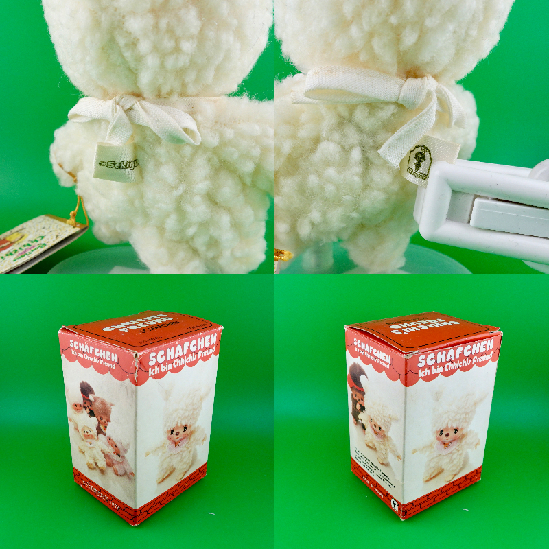 超激レア未使用品☆セキグチ制モンチッチ?マイチッチのおともだち ひつじ（1978年制ドイツ流通品／初代品／第１期モンチッチ）☆羊-さる