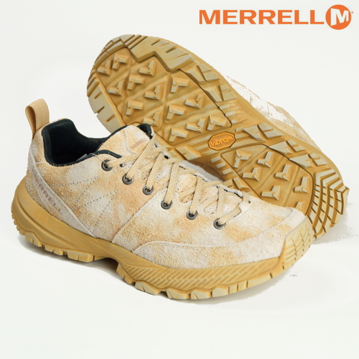 [ новый товар ] обычная цена 3.19 десять тысяч MERRELLmereruMQM ACE LTR FP 1TRL{ ограничение premium } прекрасное качество замша кожа спортивные туфли золотой походная обувь 27.5cm