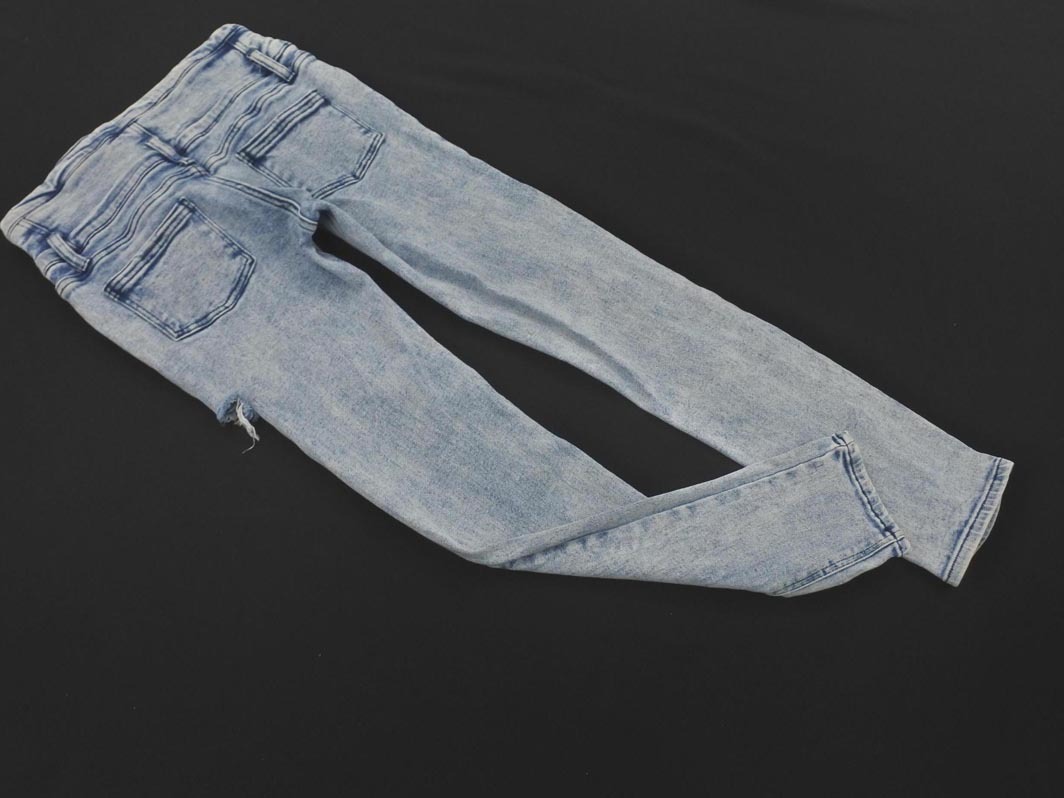 INGNI イング ダメージ加工 スキニー デニムパンツ sizeS/青 ■■ ☆ ffa2 レディース