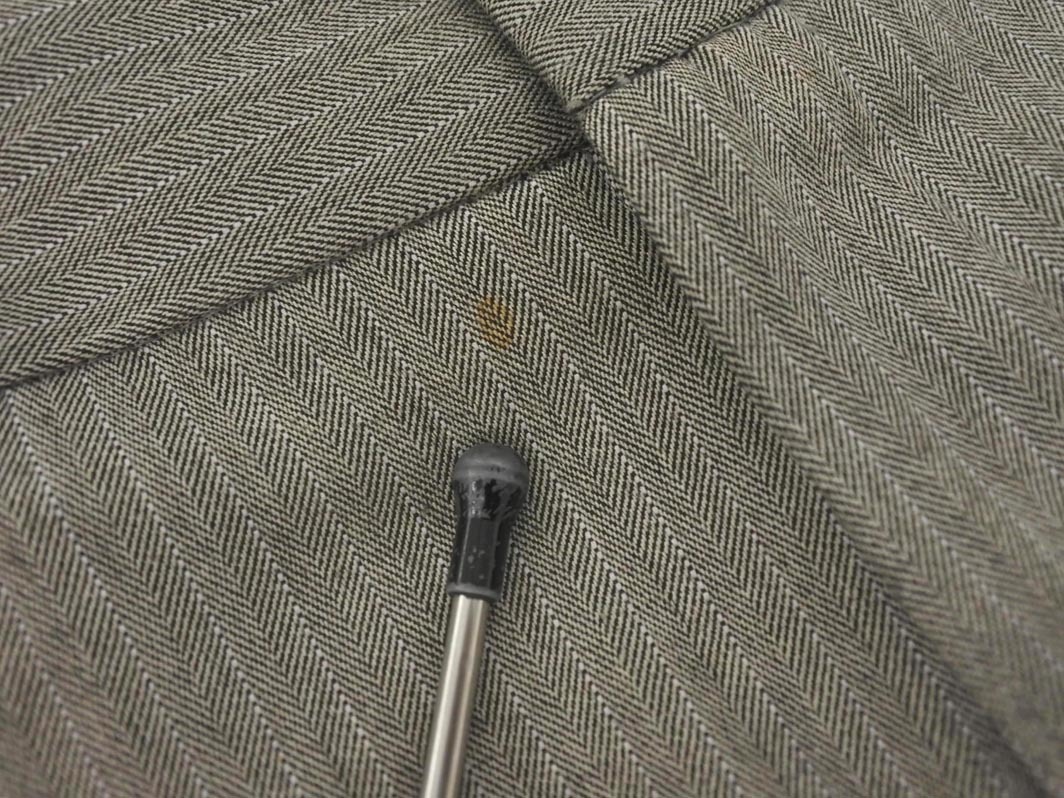 la.f... ラエフ ロートレアモン ピンストライプ パンツ size2M/グレーｘ白 ■■ ☆ ffa2 レディース