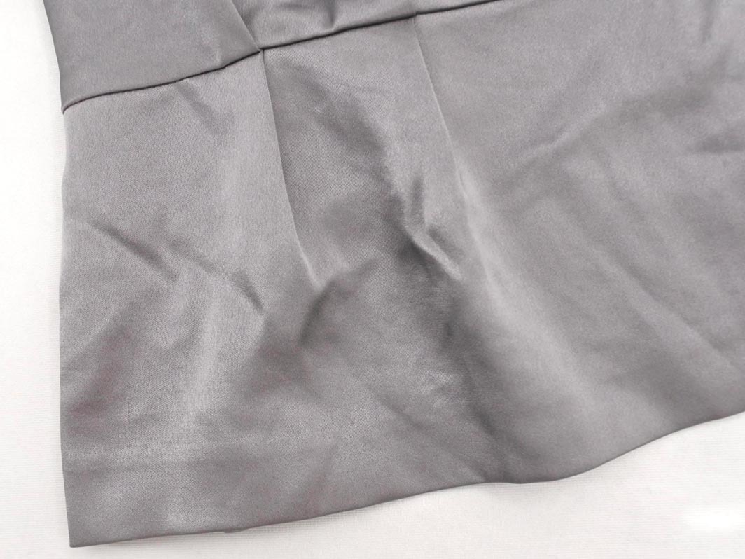 BODY DRESSING Deluxe ボディ ドレッシングデラックス サテン バックレース ブラウス シャツ size38/グレー ■◆ ☆ ffa2 レディース