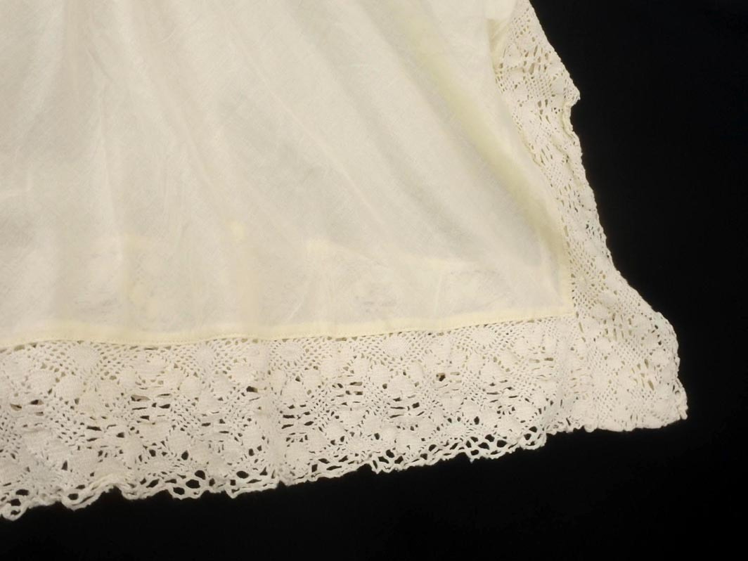 ネコポスOK 23區(qū) レース サイドスリット ブラウス シャツ size38/アイボリー ■◆ ☆ ffa2 レディース