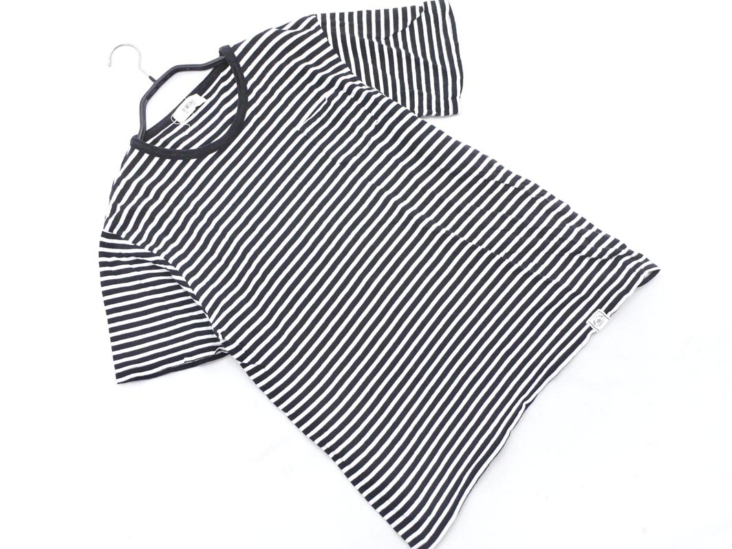 B:MING BEAMS ビームス ボーダー Tシャツ sizeM/白ｘ黒 ■◆ ☆ ffa2 メンズ