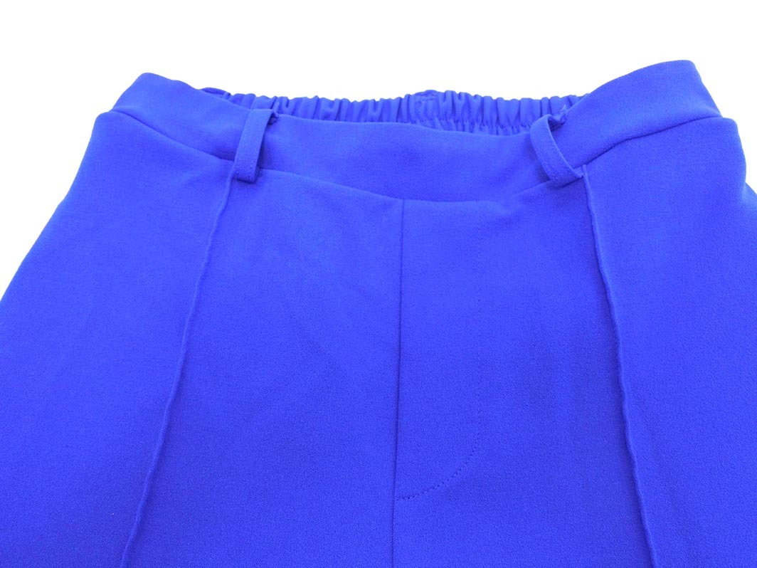 INGNI イング センタープレス フレア パンツ sizeM/青 ■■ ☆ ffa2 レディース