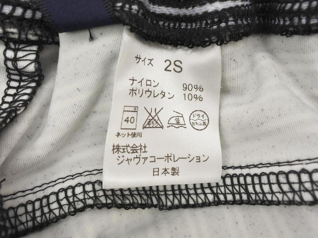 la.f... ラエフ ロートレアモン ストライプ ストレッチ パンツ size2S/黒 ■■ ☆ ffa2 レディース