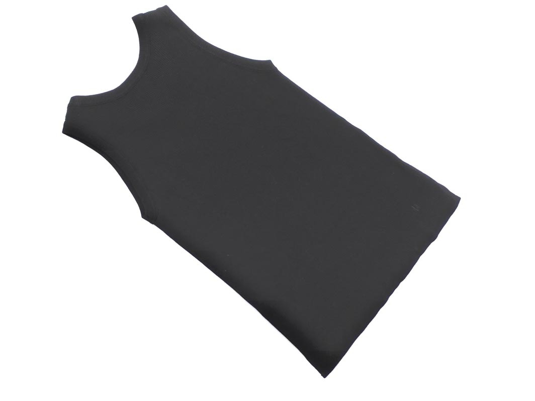 Mila Owen ミラオーウェン リブ ノースリーブ ニット セーター size0/黒 ■◆ ☆ ffa2 レディース_画像1