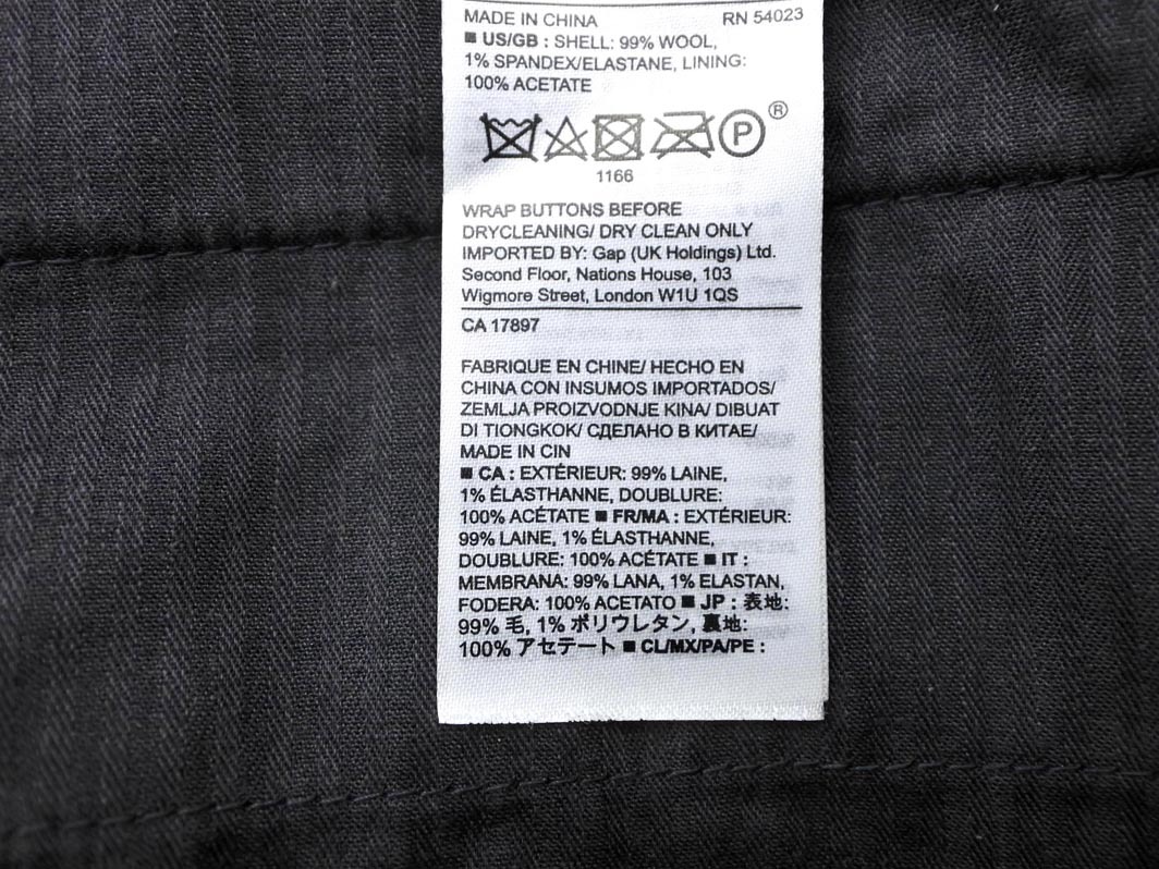 BANANA REPUBLIC バナナリパブリック slim fit パンツ size29ｘ34/グレー ■■ ☆ ffa3 レディース