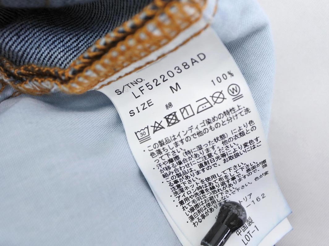 LOWRYS FARM ローリーズファーム カットオフ スリット デニムパンツ sizeM/紺 ■■ ☆ ffa3 レディース