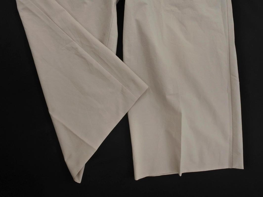 LAUTREAMONT ロートレアモン センタープレス加工 ワイド パンツ size40/ライトグレー ■◆ ☆ ffa3 レディース