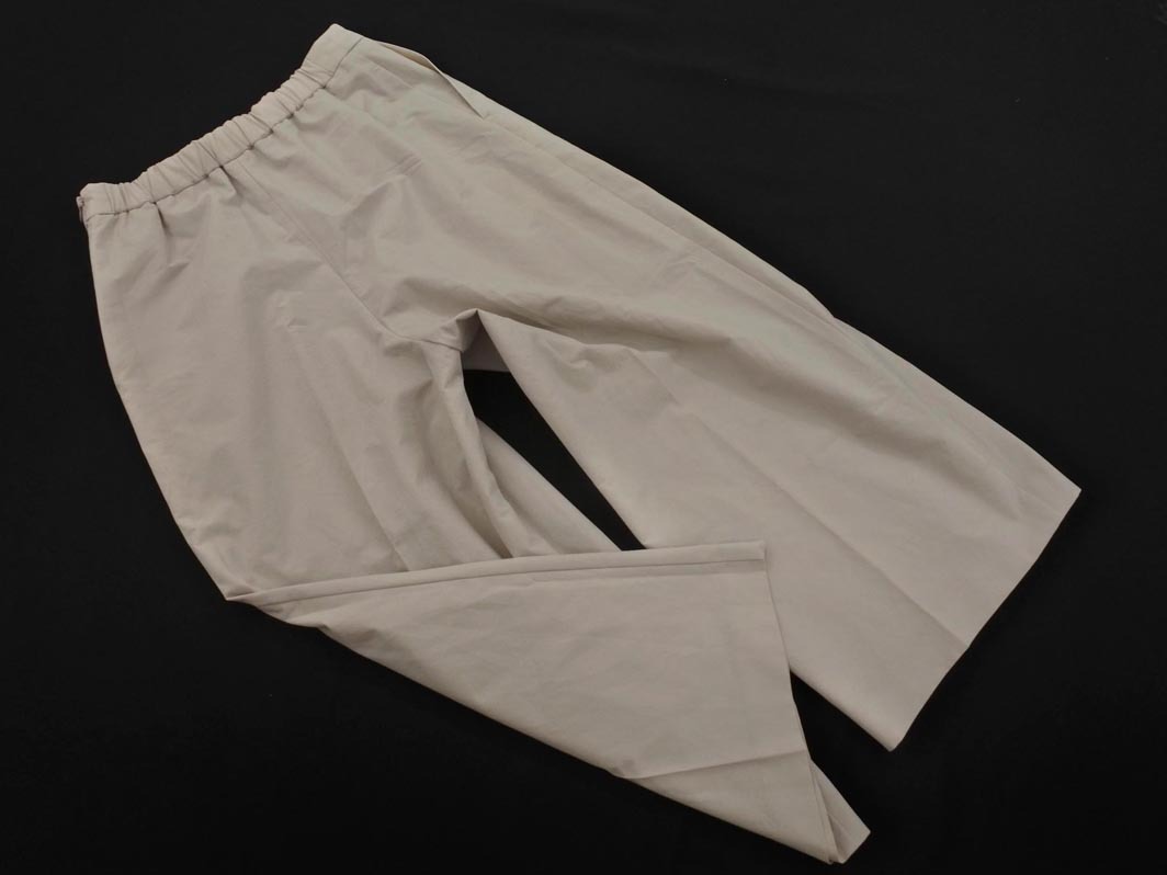 LAUTREAMONT ロートレアモン センタープレス加工 ワイド パンツ size40/ライトグレー ■◆ ☆ ffa3 レディース