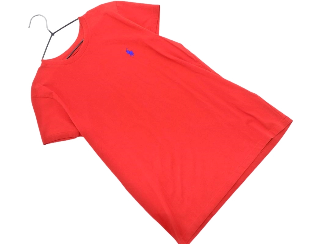  кошка pohs OK POLO RALPH LAUREN Polo Ralph Lauren Logo вышивка футболка sizeXS/ красный #* * ffa3 женский 