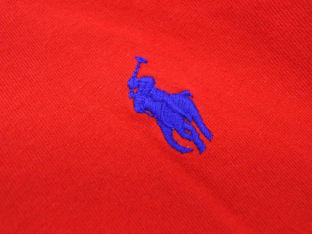  кошка pohs OK POLO RALPH LAUREN Polo Ralph Lauren Logo вышивка футболка sizeXS/ красный #* * ffa3 женский 