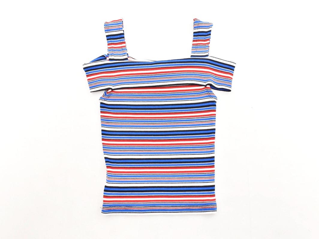 ネコポスOK EMODA エモダ ボーダー オフショルダー カットソー sizeS/白ｘ青ｘ赤 ■◆ ☆ ffa3 レディース